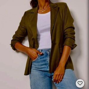 Evereve Olive Blazer for Women